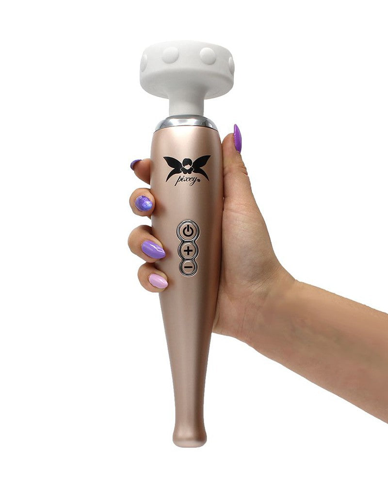 Pixey - Hammerhead - Wand Vibrator - Rose Gold - UABDSM