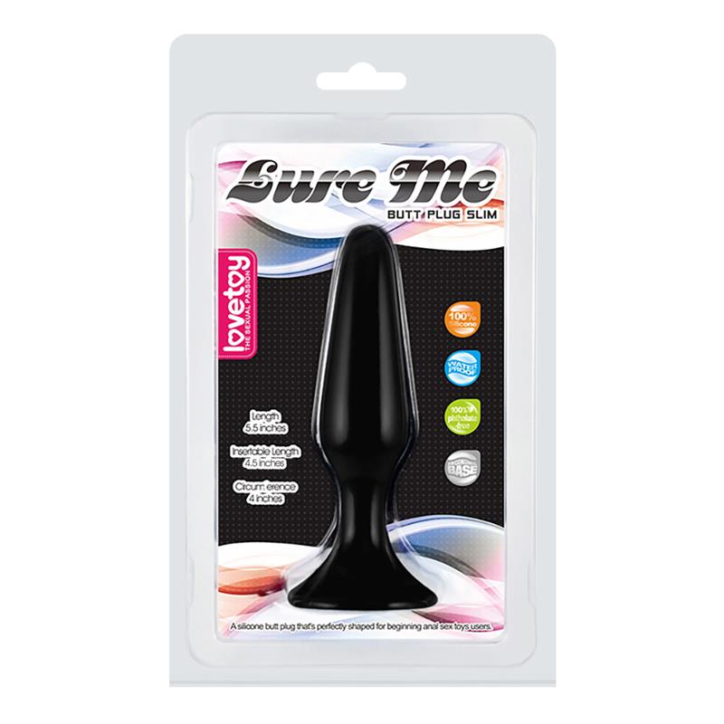 Butt Plug Lure Me Size L Black - UABDSM