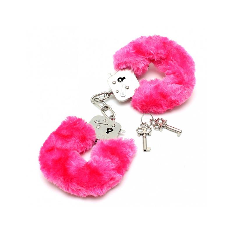 Police cuffs with Pink Fur-Adjustable - UABDSM