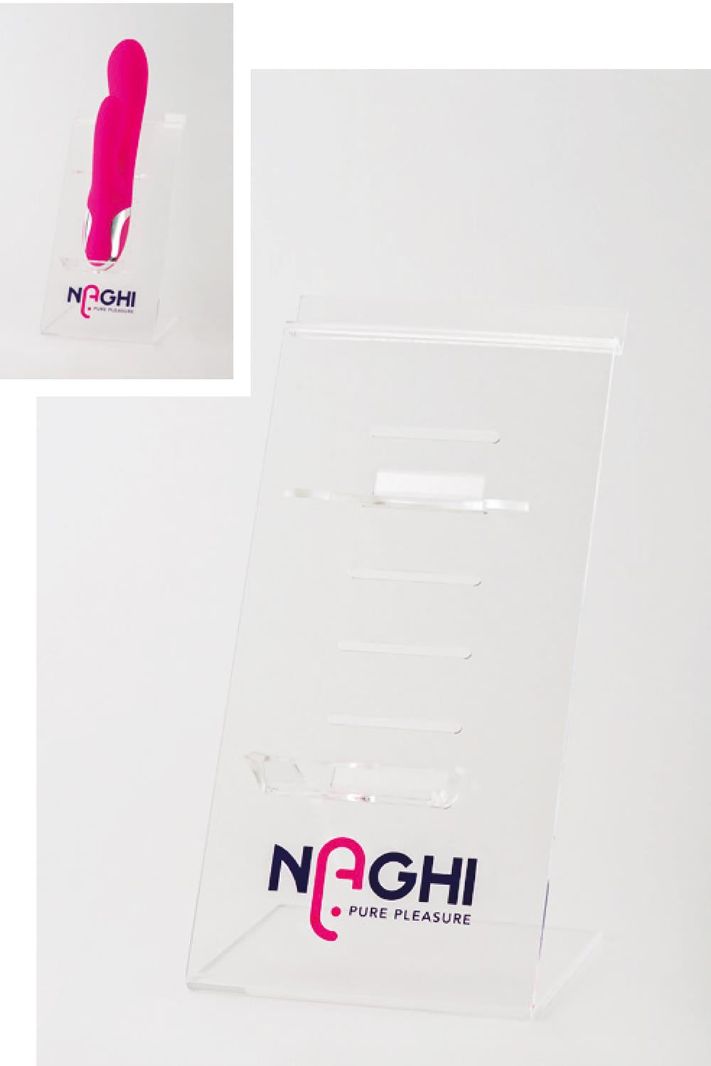 Naghi Acrylic Slat Wall Display