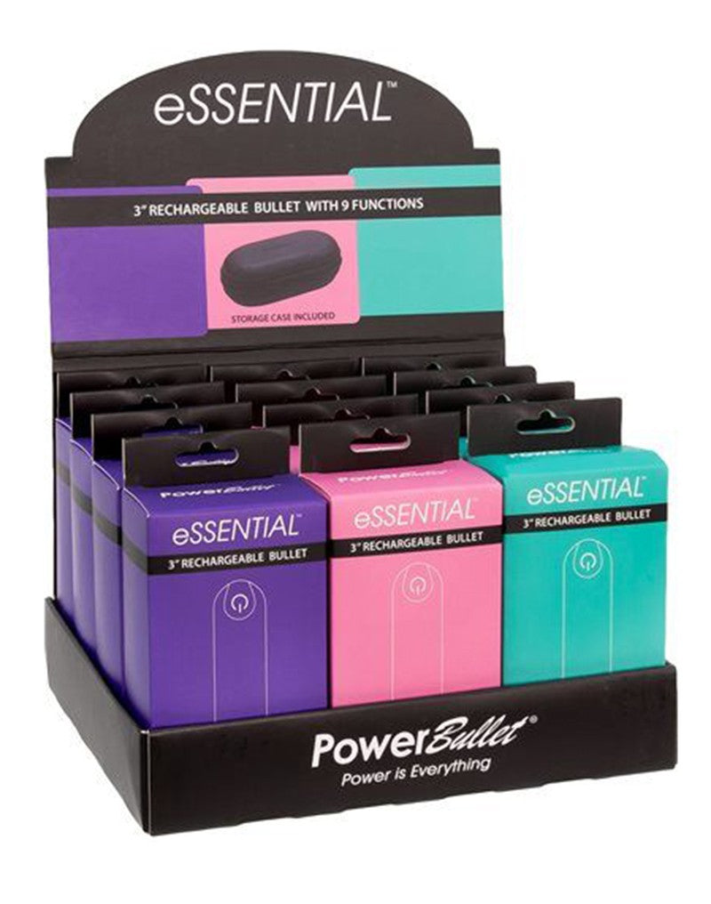 Power Bullet Essential Display 12 Pcs - UABDSM