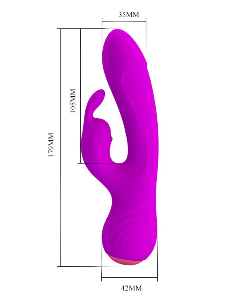 Pretty Love Broderick - Bendable Rabbit Vibrator - UABDSM