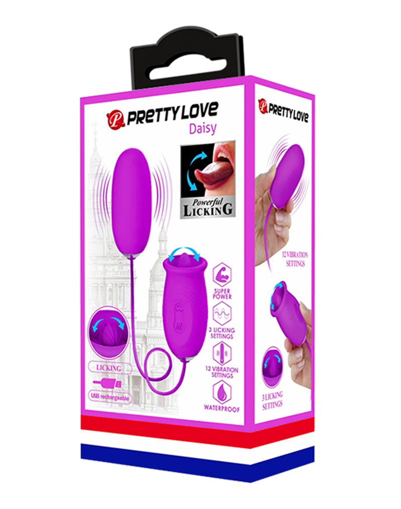 Pretty Love - Daisy 2 In 1 Clit Licker And Vibrating Egg - UABDSM