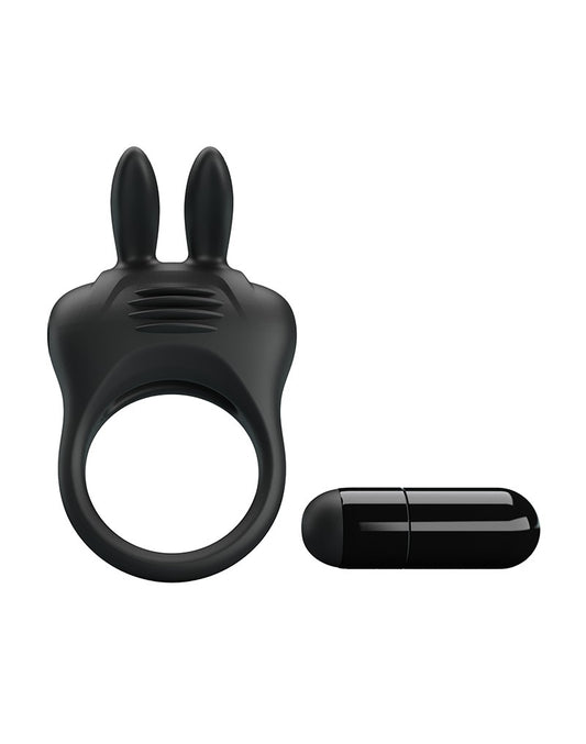 Pretty Love - Davion - Cockring Vibrator - Black - UABDSM