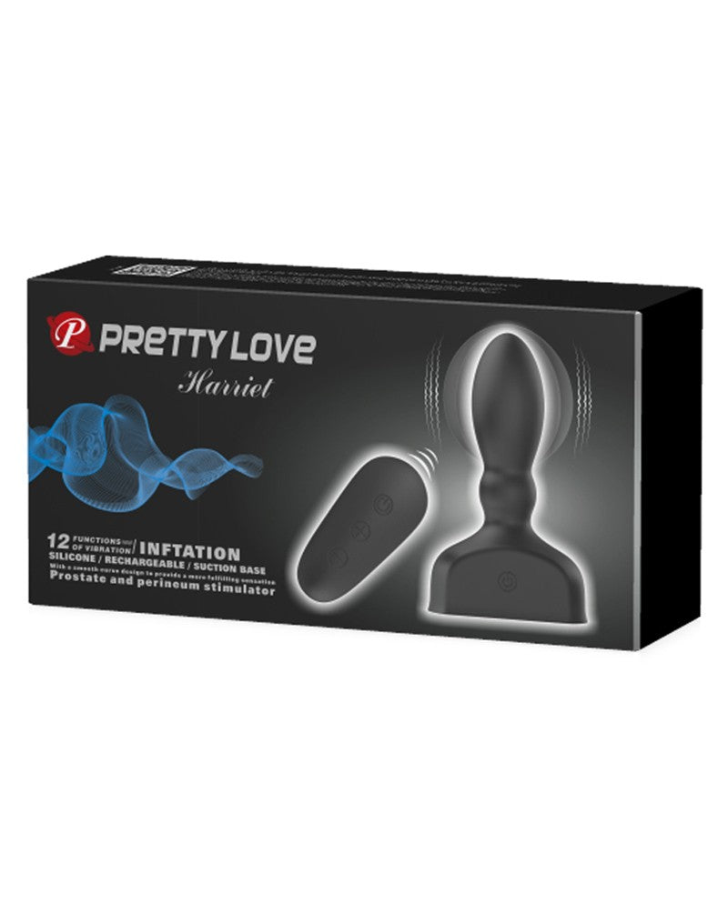 Pretty Love Harriet - Inflatable Remote Control Buttplug - UABDSM