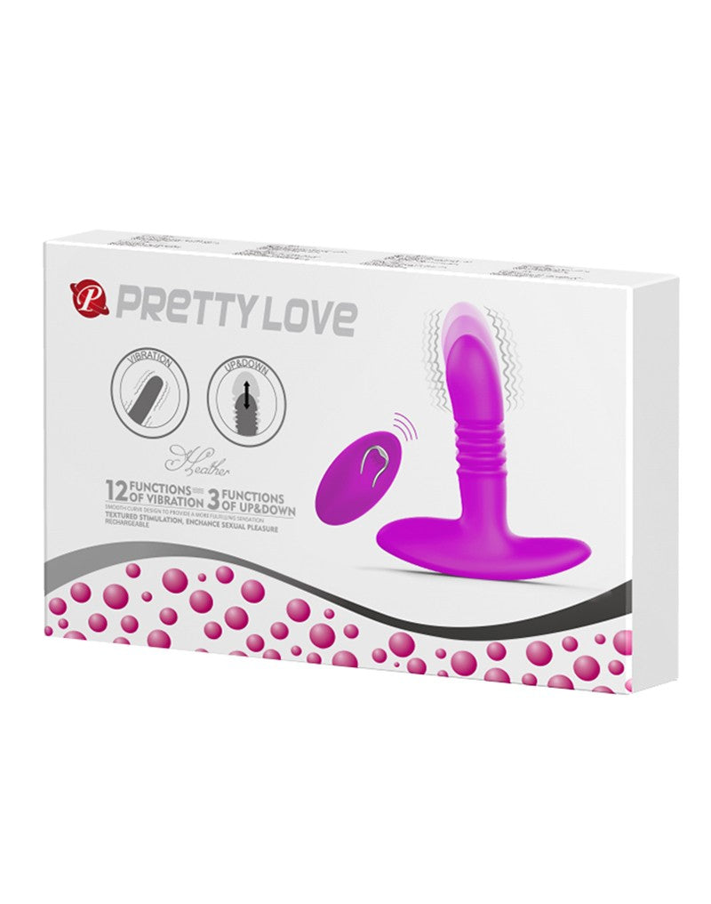 Pretty Love Heather - Remote Controlled Anal Thrusting Vibrator - UABDSM