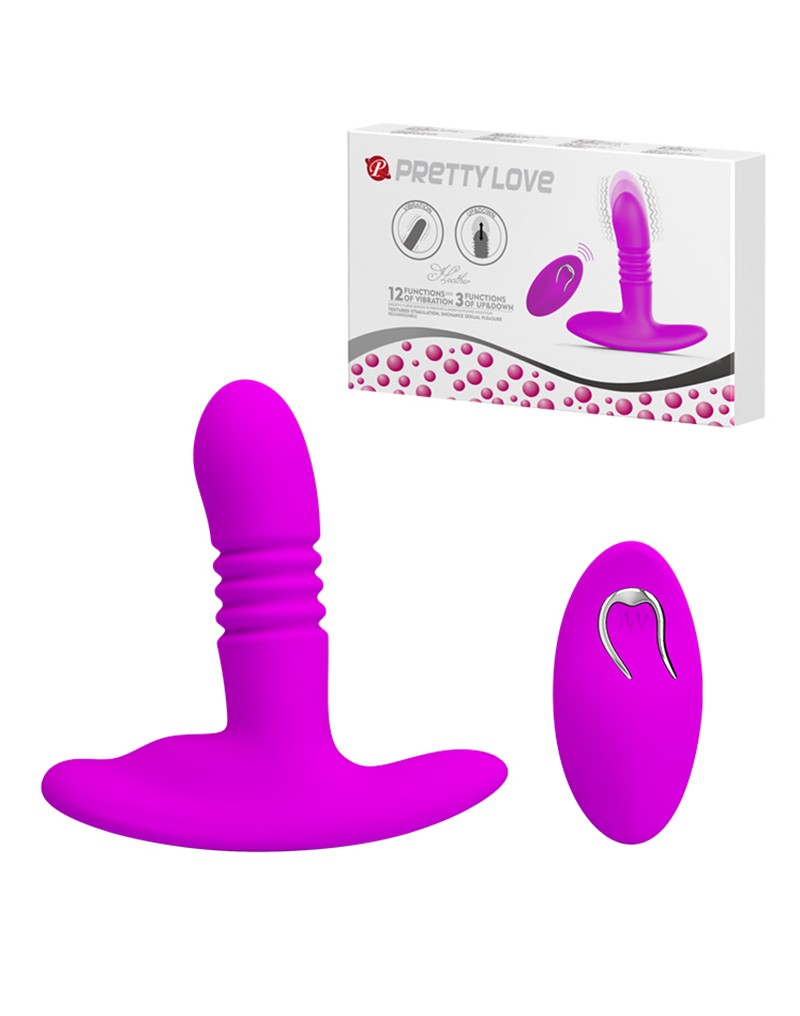 Pretty Love Heather - Remote Controlled Anal Thrusting Vibrator - UABDSM