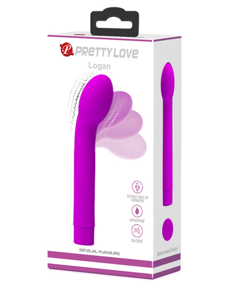 Pretty Love - Logan - Bendable G-Spot Vibrator - Pink - UABDSM