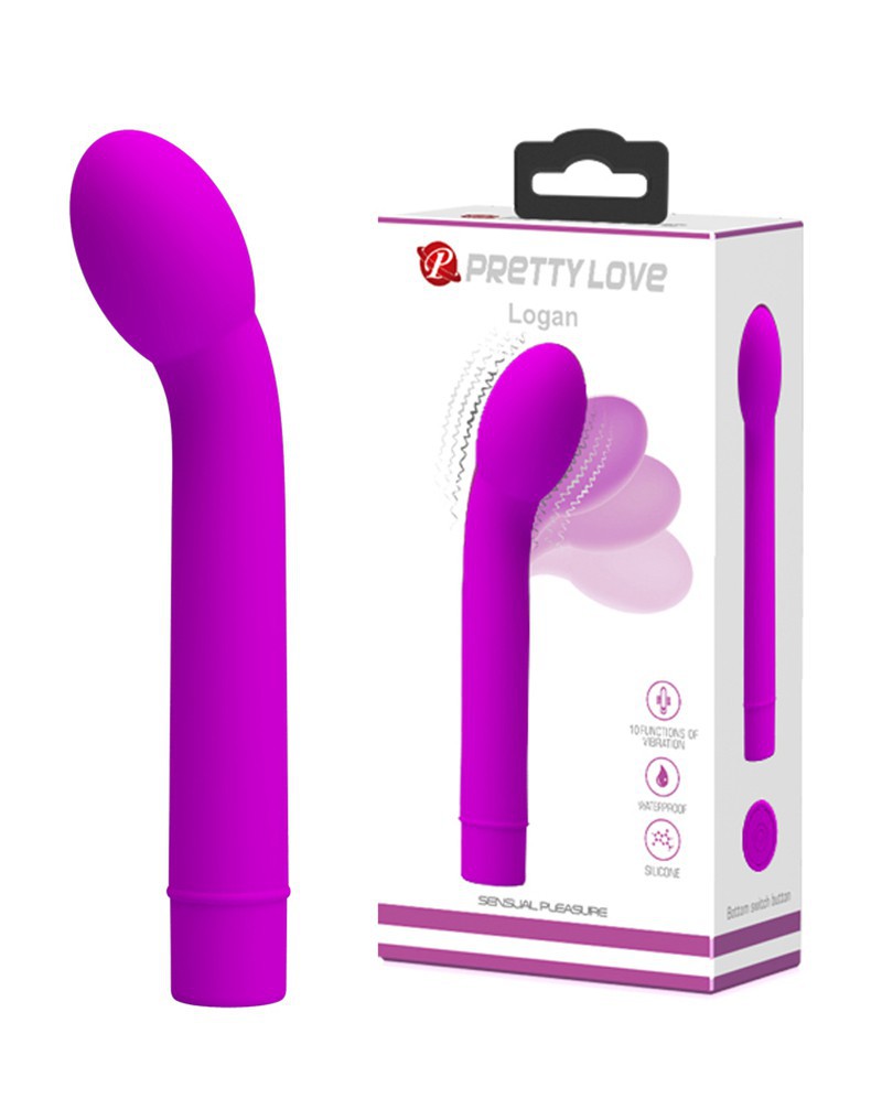 Pretty Love - Logan - Bendable G-Spot Vibrator - Pink - UABDSM