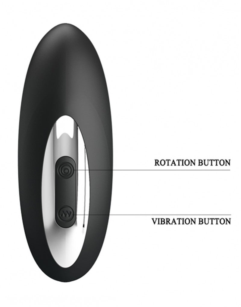 Pretty Love Merlin - Vibrating And Rotating Anal Stimulator - UABDSM