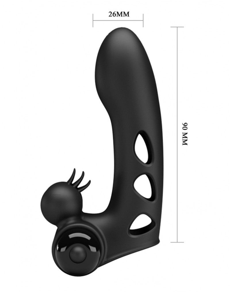 Pretty Love - Orlando - Finger Vibrator - Black - UABDSM