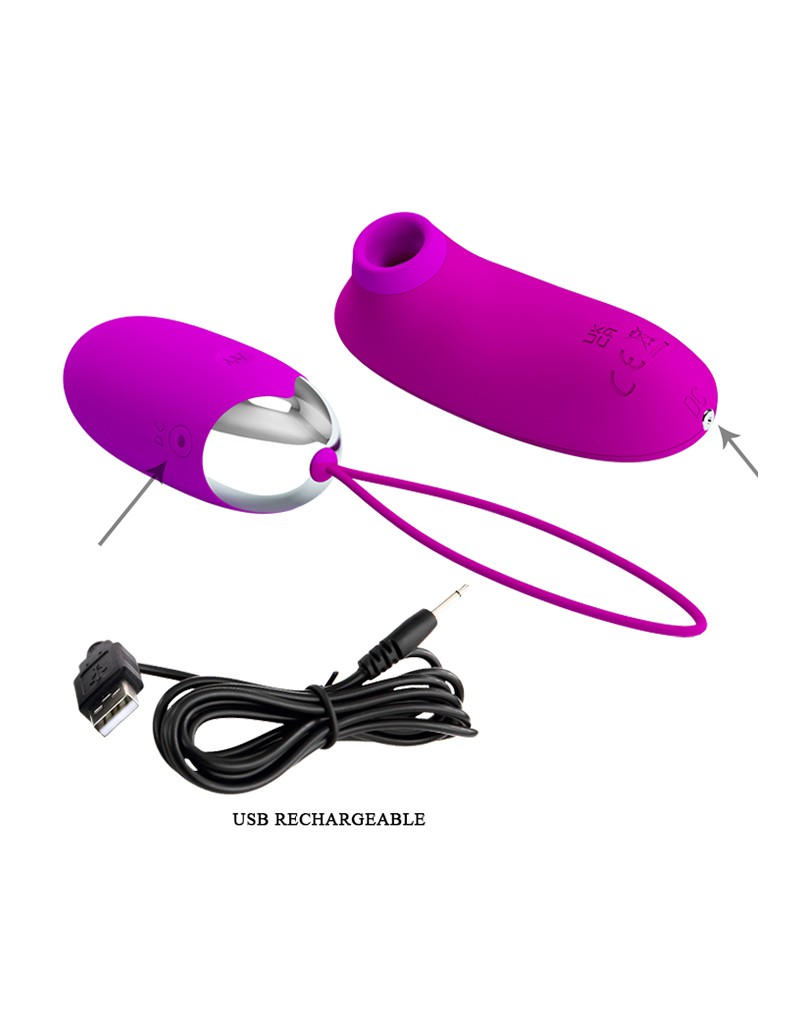 Pretty Love - Orthus - Vibrating Egg With Remote Control - Pink - UABDSM