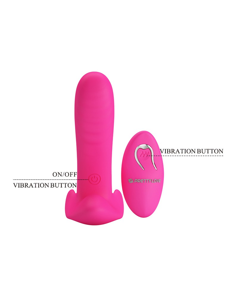 Pretty Love - Remote Controlled Massager - Pink - UABDSM