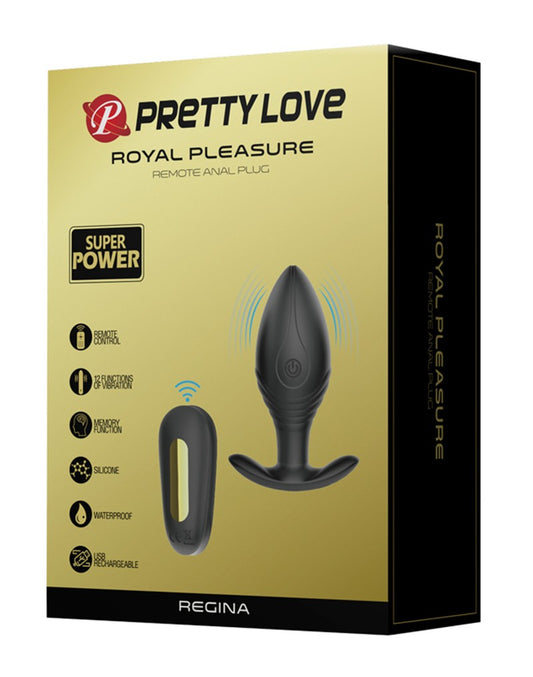 Pretty Love Royal Remote Anal Plug - UABDSM