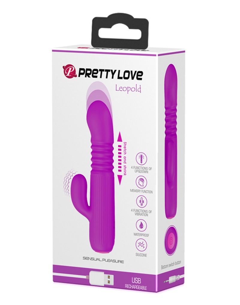 Pretty Love - Mini Thrusting Rabbit Vibrator - UABDSM