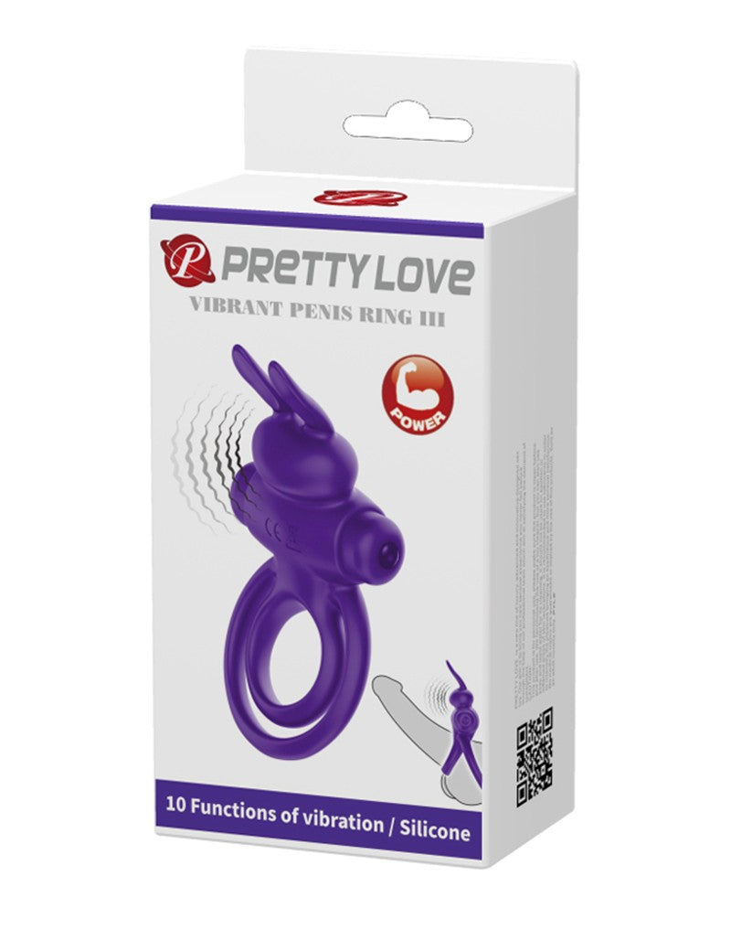 Pretty Love Vibrant Penis Ring III - UABDSM