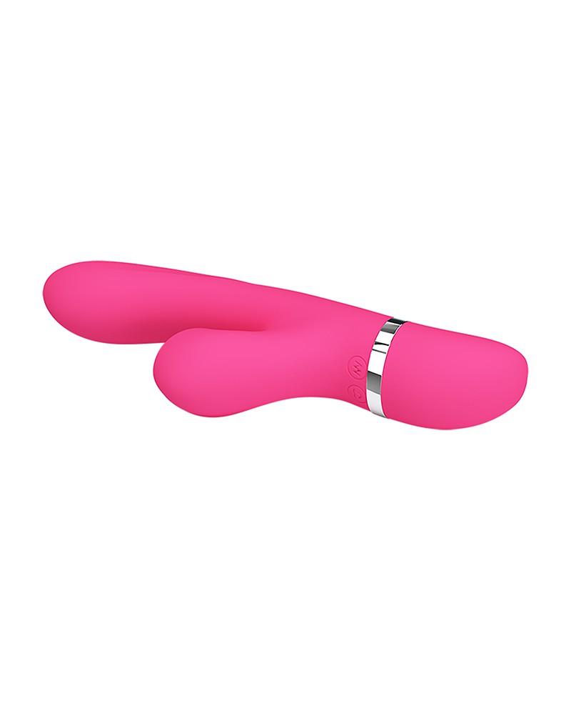 Pretty Love - Willow - Rabbit Vibrator With Sucking Function - Pink - UABDSM