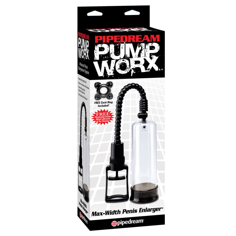 Pump Worx Max-Width Penis Enlarger Black - UABDSM