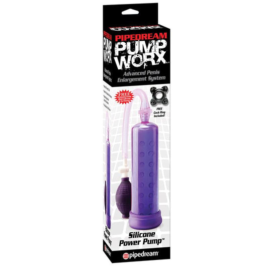 Pump Worx Silicone Power Pump Purple - UABDSM