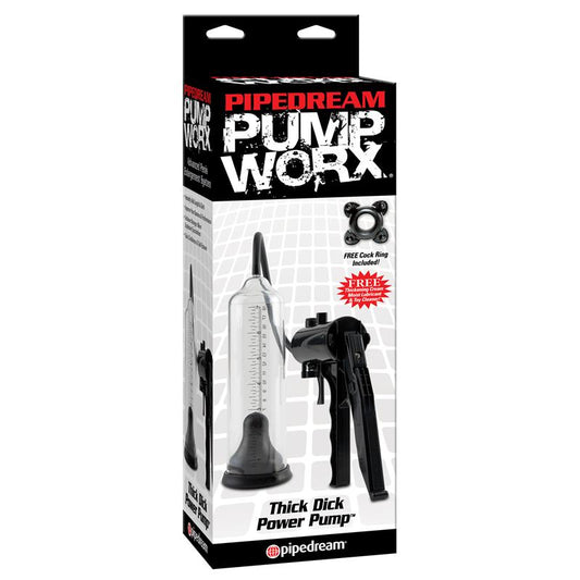 Pump Worx Thick Dick Power Pump Black - UABDSM