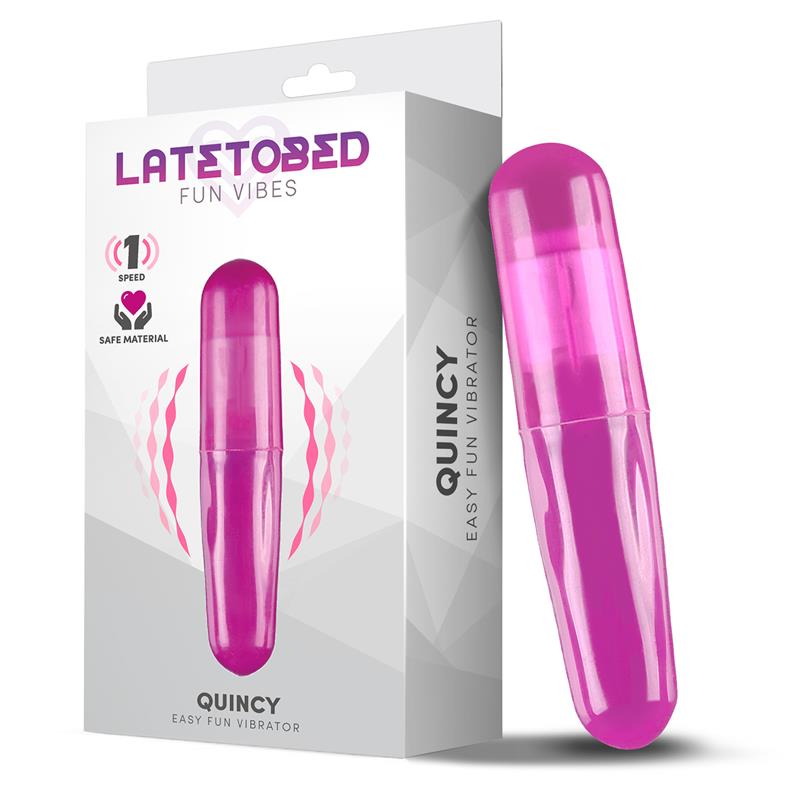 Quincy Easy Fun Vibrating Bullet Purple - UABDSM