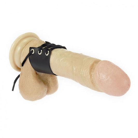 Leather Cock Ring With Ties - UABDSM