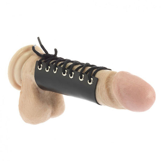 Leather Cock Ring With Ring Ties - UABDSM
