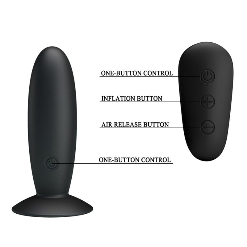 Mr Play Remote Control Vibrating Anal Plug - UABDSM