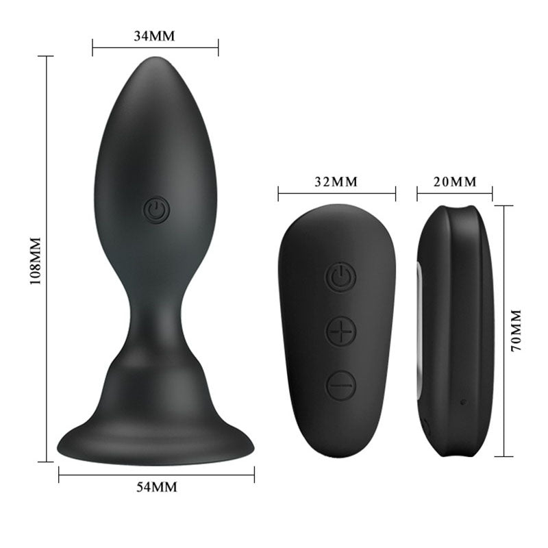 Mr Play Vibrating Anal Plug - UABDSM