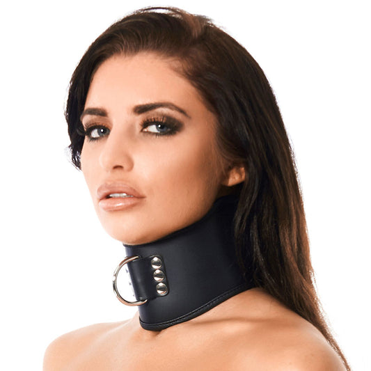 Leather Collar With Padlock - UABDSM