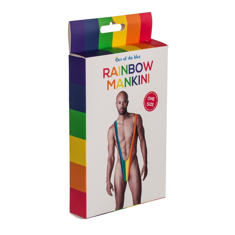 Rainbow Mankini One Size - UABDSM
