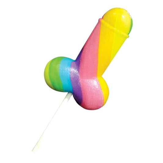 Rainbow Penis Shaped Lollipop - UABDSM
