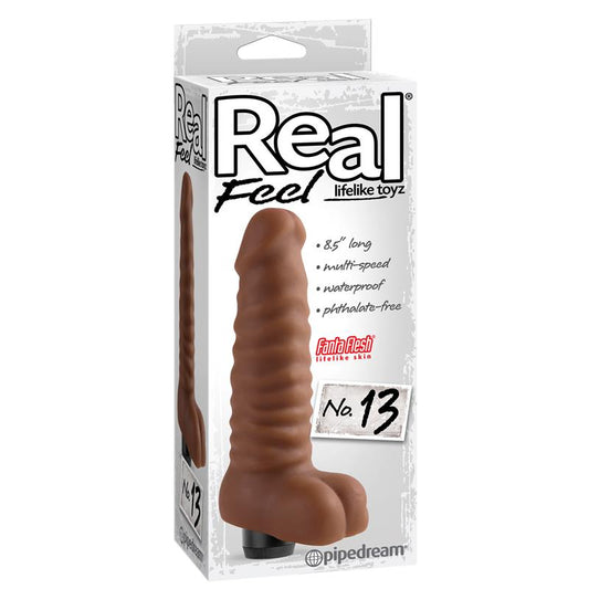 Real Feel Lifelike Toyz Vibe No. 13 Brown - UABDSM