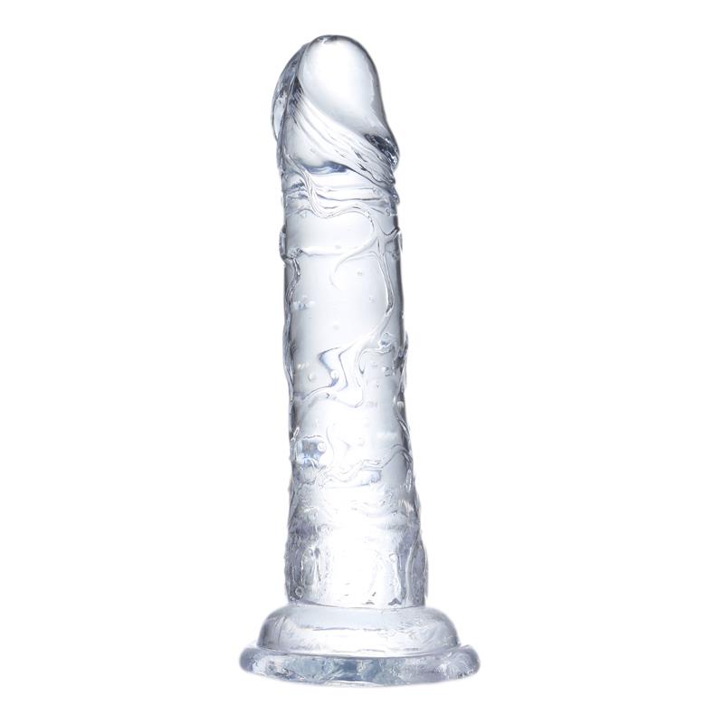 Realistic Dildo Crystal Material 19 cm - UABDSM