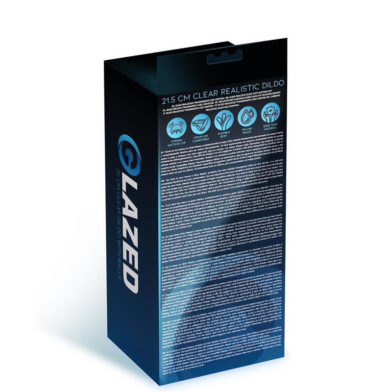Realistic Dildo Crystal Material 215 cm - UABDSM