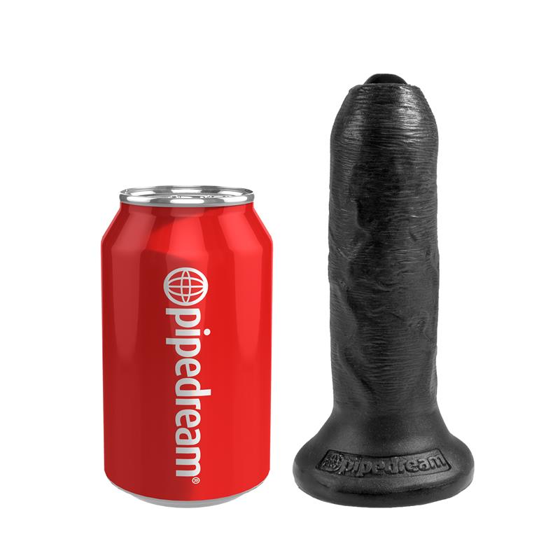 Realistic Dildo with Movable Foreskin Black 6 - UABDSM