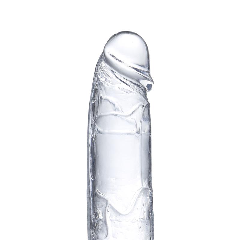 Realistic Dildo with Testicles Crystal Material 18 cm - UABDSM
