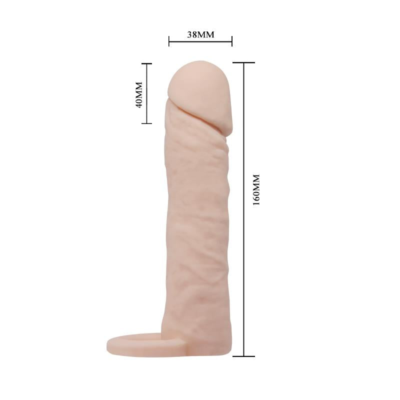 Realistic Penis Sleeve Medium Flesh - UABDSM