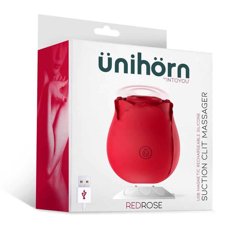 Redrose Clitoris Sucker with Magnetic Base USB Silicone - UABDSM