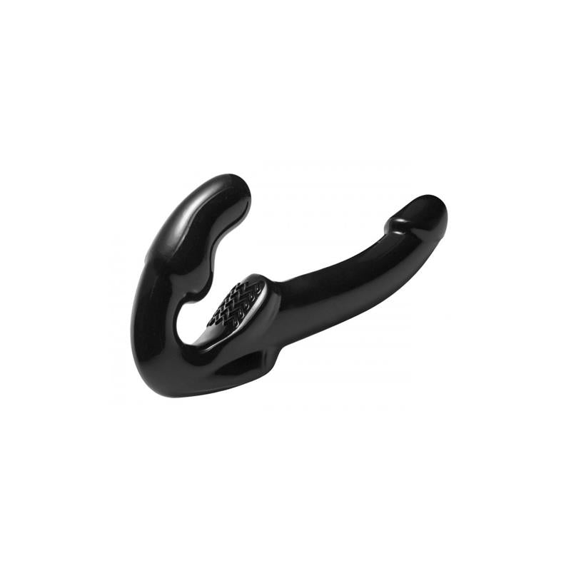 Revolver Strapless Strap On G-Spot Dildo Black - UABDSM