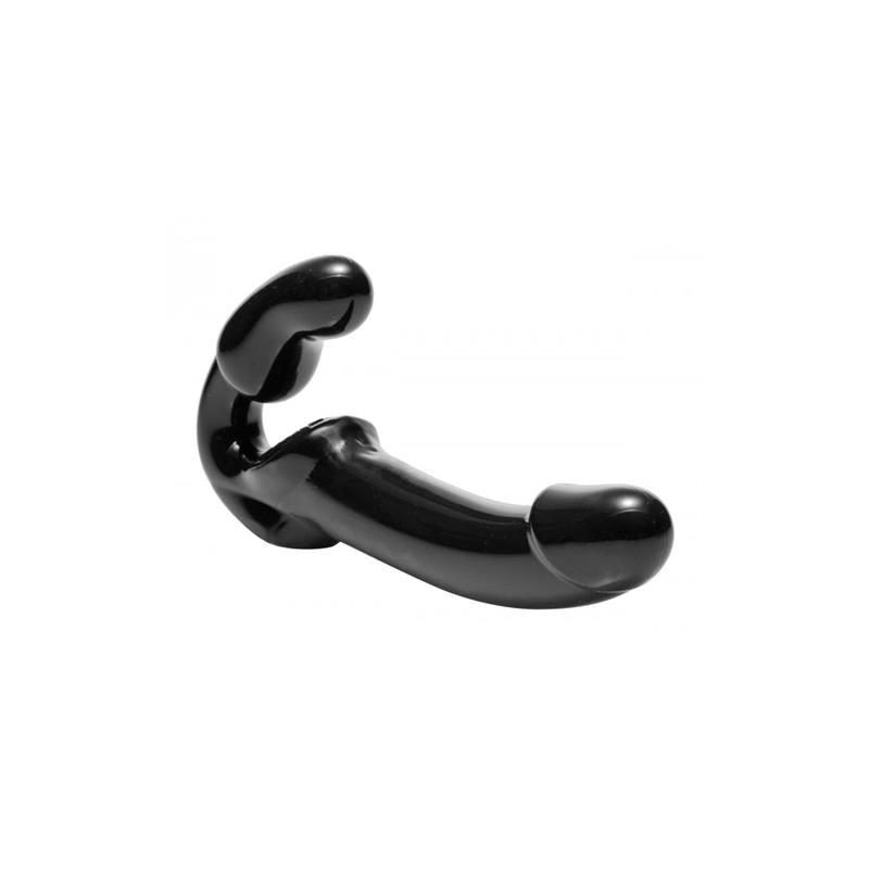 Revolver Strapless Strap On G-Spot Dildo Black - UABDSM