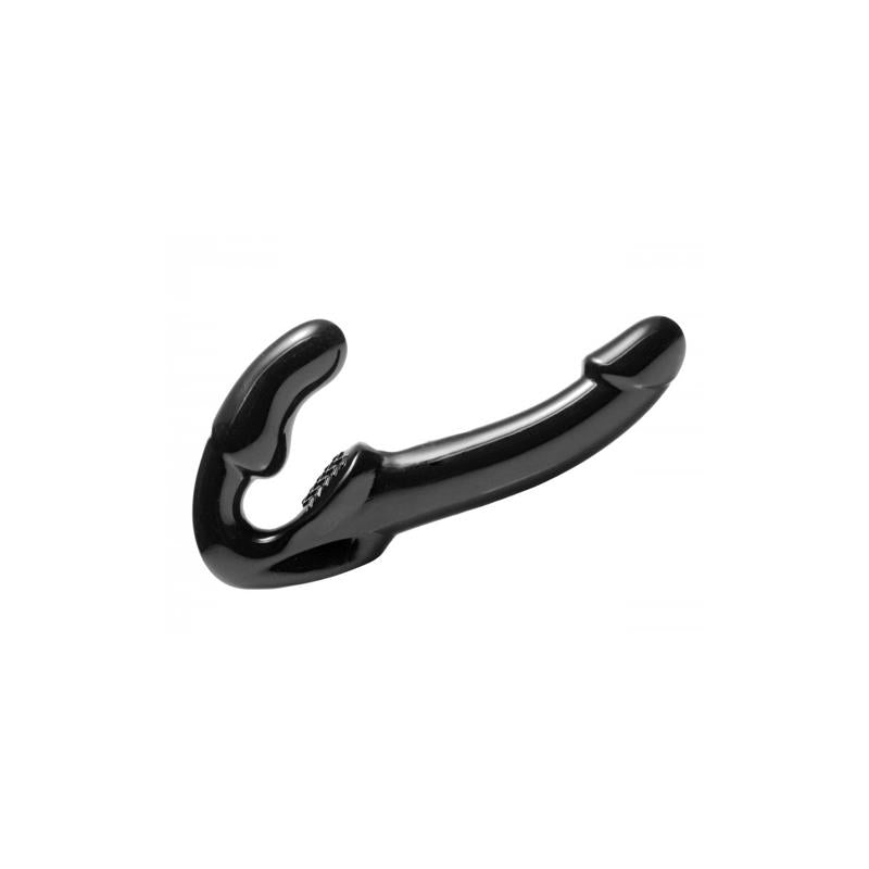 Revolver Strapless Strap On G-Spot Dildo Black - UABDSM