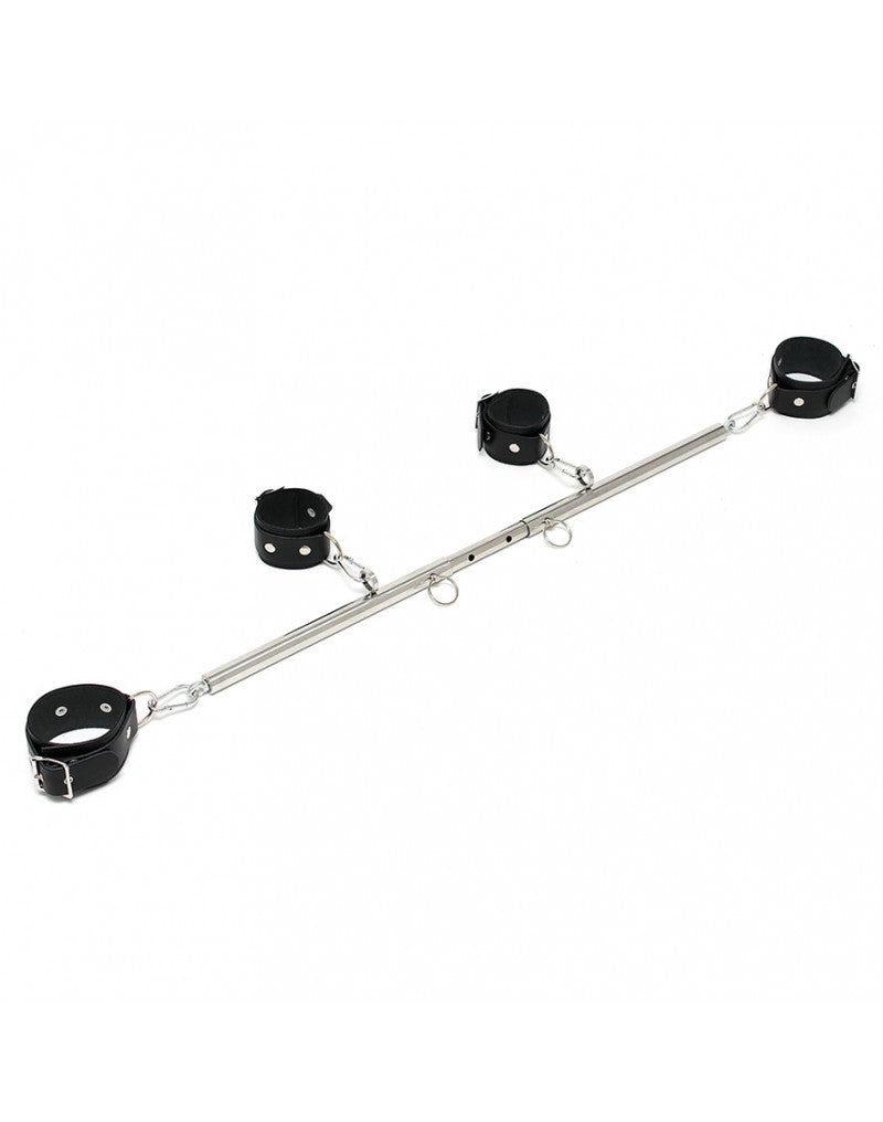 Rimba - 4 Cuffs With Adjustable Spreadbar 55-85 Cm. - UABDSM