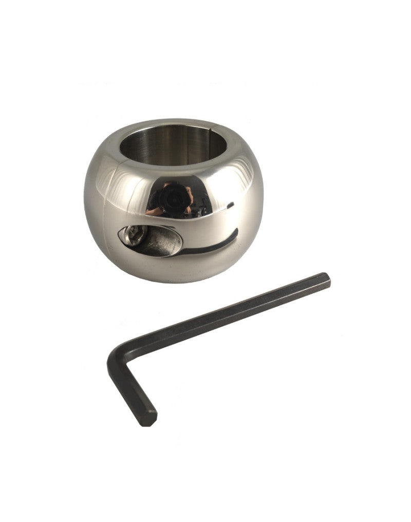 Rimba - Stainless Steel Ballstretcher In Donut Shape 4 Cm. Wide With Alan Key - UABDSM