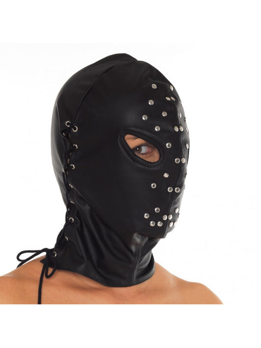 Rimba - Executioners Mask With Cat Eyes. Decorated With Rivets - UABDSM
