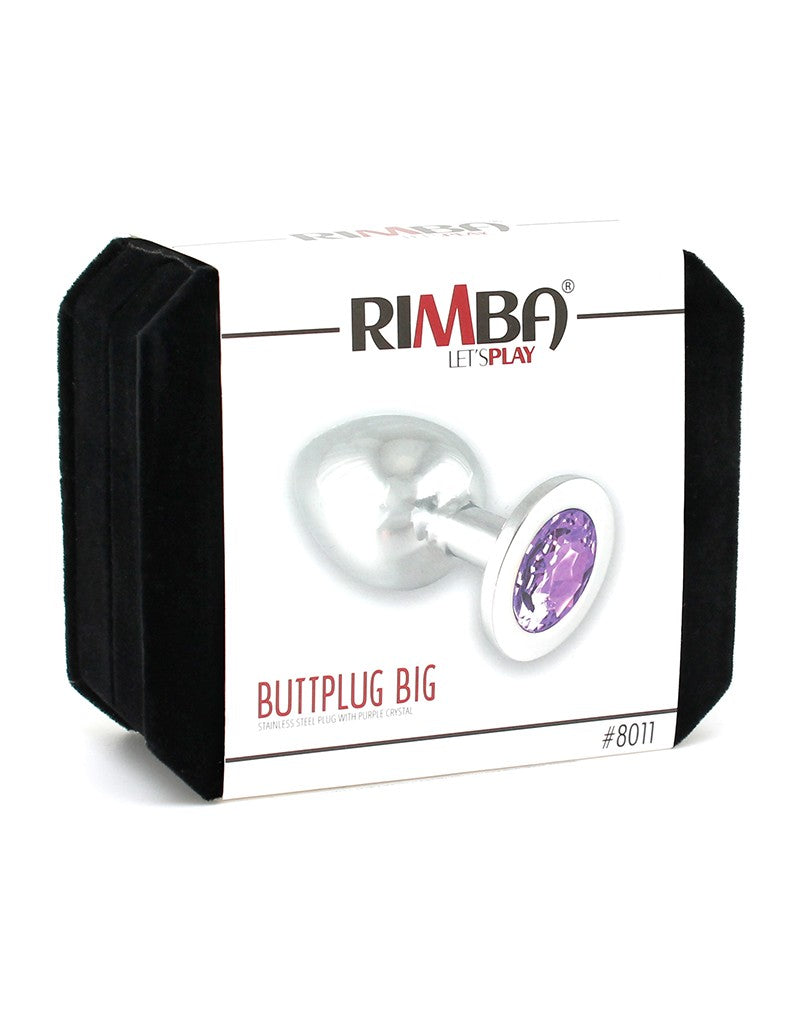 Rimba - Butt Plug BIG With Cristal (unisex) - UABDSM