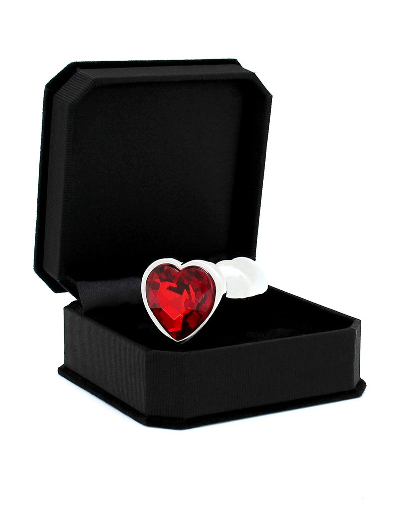 Rimba - Butt Plug SMALL With Heartshaped Cristal (unisex) - UABDSM