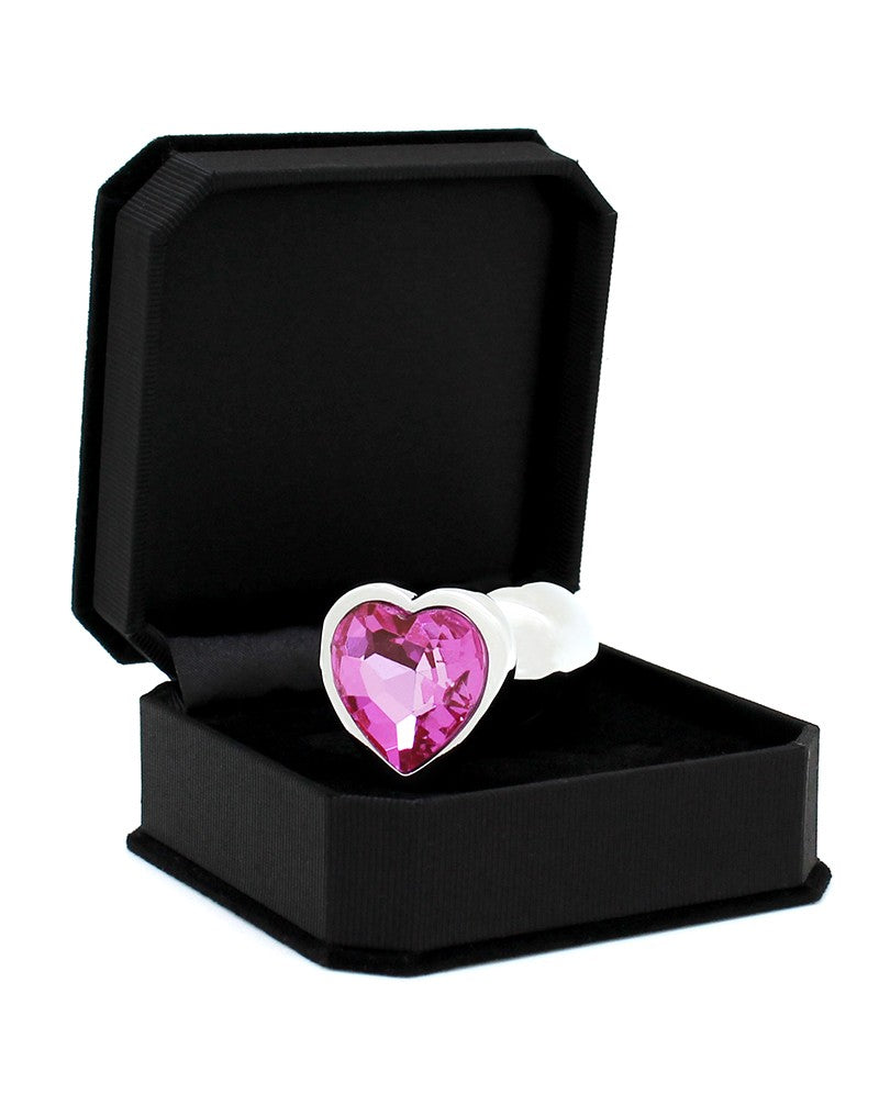 Rimba - Butt Plug SMALL With Heartshaped Cristal (unisex) - UABDSM