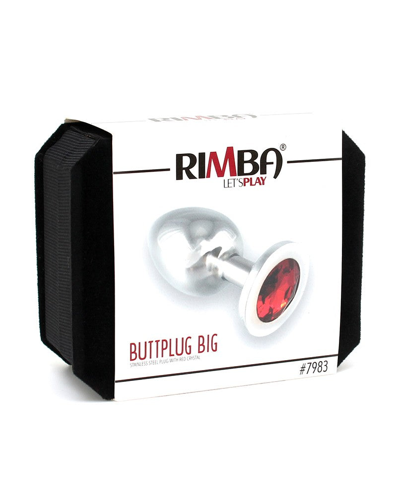 Rimba - Butt Plug BIG With Cristal (unisex) - UABDSM