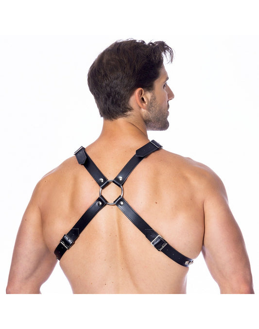 Rimba - Chest Harness Decorated With Studs - UABDSM